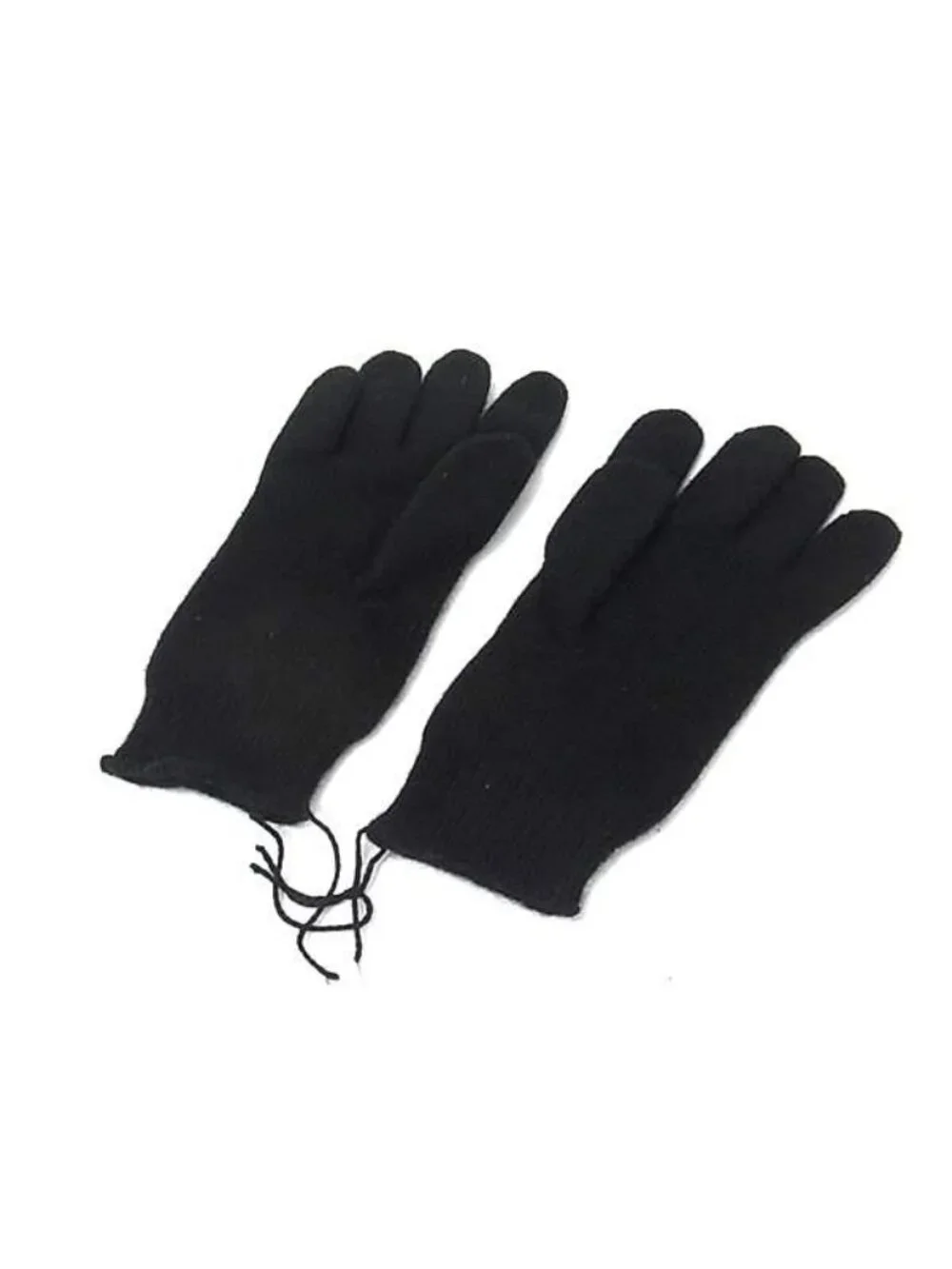 Hermes Darling Medor Cashmere Polyamide Gloves Cold L Black